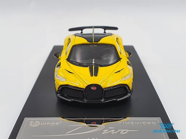 Xe Mô Hình Bugatti Divo 1:64 Bburago ( Vàng )