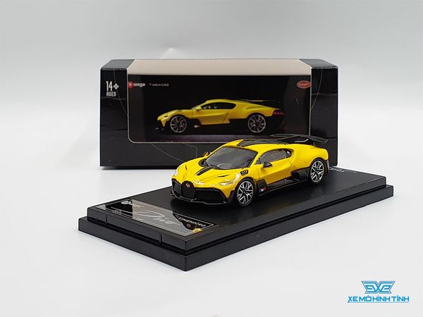 Xe Mô Hình Bugatti Divo 1:64 Bburago ( Vàng )