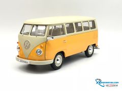 Xe Mô Hình Volkswagen T1 Bus 1963 1:18 Welly ( Vàng )