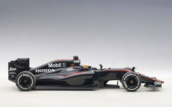 Xe Mô Hình Mclaren MP4-30 F1 2015 Barcelona/Spain J.Button #22 1:18 Autoart (White)