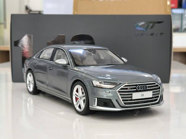 Xe Mô Hình Audi S8 Grey 1:18 GTSpirit ( Xám )