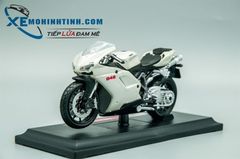 XE MÔ HÌNH DUCATI 848 1:18 MAISTO (TRẮNG)