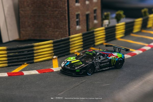 Xe Mô Hình Ferrari 458 Italia GT3 1:64 Tarmac Works ( Đen )