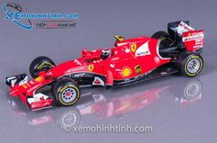 XE MÔ HÌNH FERRARI F1 SF15-T 2015 NO.7 K.RAIKKONEN 1:18 BBURAGO