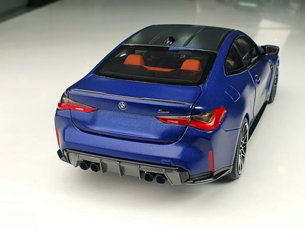 Xe Mô Hình BMW M4 - 2020 1:18 MiniChamps (Blue Metallic)