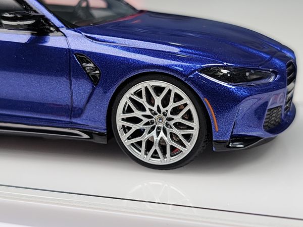 Xe Mô Hình BMW M3 Competition (G80) Portimao Blue Metalic 1:43 TSM Model ( Xanh )