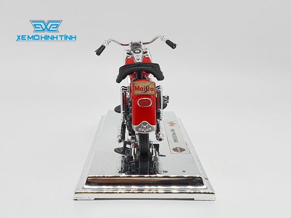 XE MÔ HÌNH HARLEY DAVIDSON 1958 FLH Duo Glide 1:18 MAISTO (ĐỎ)