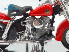 XE MÔ HÌNH HARLEY DAVIDSON 1958 FLH Duo Glide 1:18 MAISTO (ĐỎ)