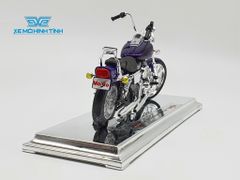 XE MÔ HÌNH HARLEY DAVIDSON 2001 FXDWG Dyna Wide Glide 1:18 MAISTO (TÍM)