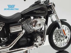 XE MÔ HÌNH HARLEY DAVIDSON 2006 Dyna Street Bob 1:18 MAISTO (ĐEN)