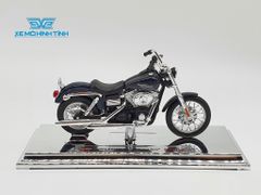 XE MÔ HÌNH HARLEY DAVIDSON 2006 FXDBI Dyna Street Bob 1:18 MAISTO (XANH ĐEN)