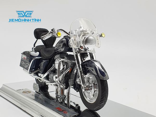 XE MÔ HÌNH HARLEY DAVIDSON 2002 FLHRSEI CVO Custom 1:18 MAISTO (XANH ĐEN)