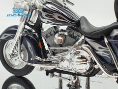 XE MÔ HÌNH HARLEY DAVIDSON 2002 FLHRSEI CVO Custom 1:18 MAISTO (XANH ĐEN)