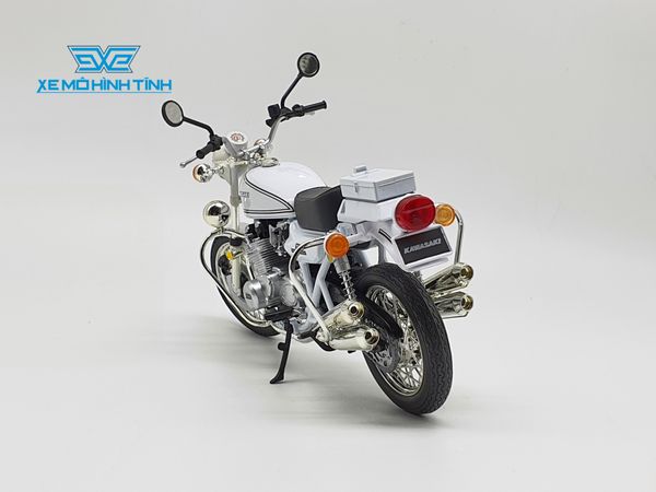 XE MÔ HÌNH KAWASAKI 750 RS-P POLICE 1:12 JOYCITY (TRẮNG)