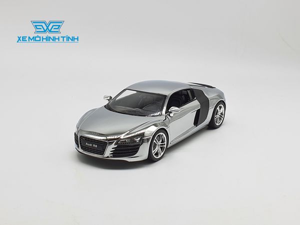 XE MÔ HÌNH AUDI R8 1:24 WELLY (CROM)