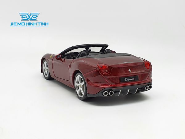 XE MÔ HÌNH FERRARI CALIFORNIA T OPEN TOP 1:24 BBURAGO (ĐỎ)