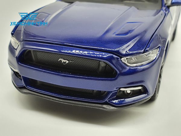 Xe Mô Hình Ford Mustang 2015 1:24 Maisto (Xanh)
