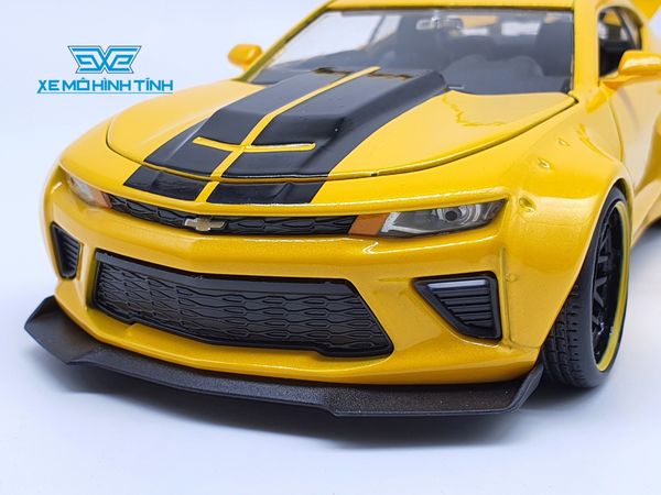 XE MÔ HÌNH CHEVY 2016 CAMARO SS WIDEBODY GT WING 1:24 JADA TOYS (VÀNG)