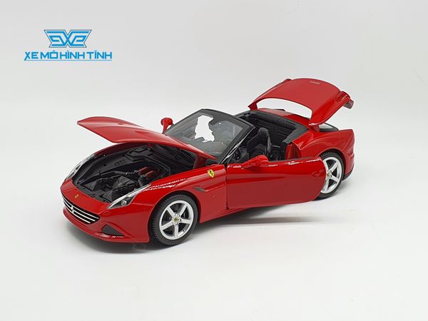 XE MÔ HÌNH FERRARI CALIFORNIA T SPIDER 1:18 BBURAGO (ĐỎ)