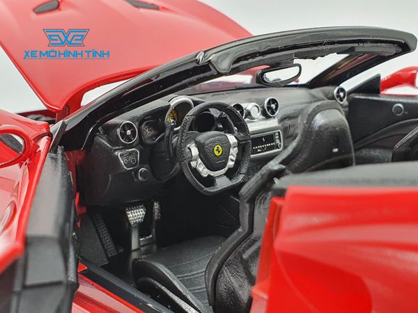 XE MÔ HÌNH FERRARI CALIFORNIA T SPIDER 1:18 BBURAGO (ĐỎ)