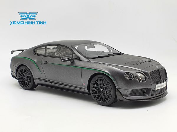 XE MÔ HÌNH BENTLEY CONTINENTAL GT3R 1:18 GTSPIRIT (XÁM)