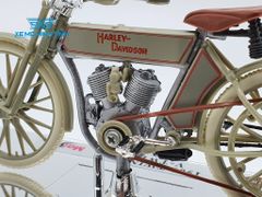 XE MÔ HÌNH HARLEY DAVIDSON 1909 Twin 5D V-Twin 1:18 MAISTO (XÁM)