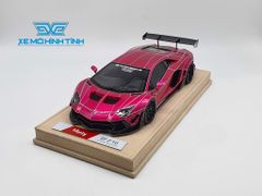 Xe Mô Hình LB-Performance Lamborghini Aventador 2.0 Tron Pink 1:18 Liberty Walk ( Hồng Spider )