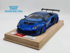 Xe Mô Hình LB Performance Lamborghini Aventador 2.0 Liberty Walk 1:18 ( Xanh Dương - Đế Da ) 37/40 pcs