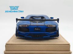 Xe Mô Hình LB Performance Lamborghini Aventador 2.0 Liberty Walk 1:18 ( Xanh Dương - Đế Da ) 37/40 pcs