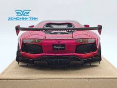Xe Mô Hình LB Performance Lamborghini Aventador 2.0 Liberty Walk 1:18 ( Hồng Phấn - Đế Da ) 17/20 pcs