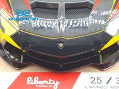 Xe Mô Hình LB Performance Lamborghini Aventador 2.0 Liberty Walk 1:18 ( Vàng - Đế Da ) 25/30 pcs