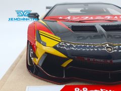 Xe Mô Hình LB Performance Lamborghini Aventador 2.0 Liberty Walk 1:18 ( Vàng - Đế Da ) 25/30 pcs