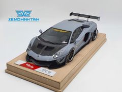 Xe Mô Hình LB Performance Lamborghini Aventador 2.0 Liberty Walk 1:18 ( Xám Tro - Đế Da )