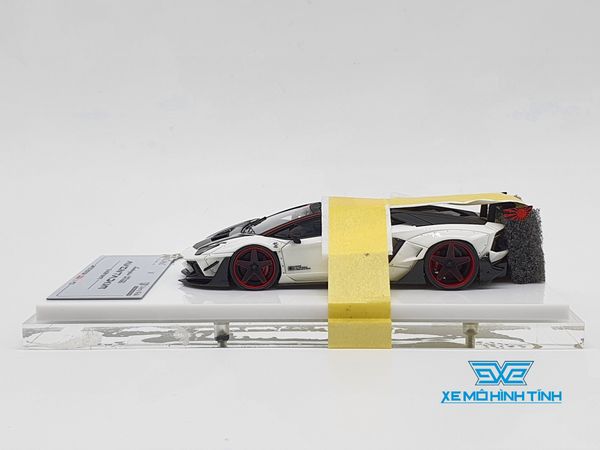 Xe Mô Hình Lamborghini Aventador LB-Works 1:43 Jnetme Models ( Xám nhám ) #40/12 pcs