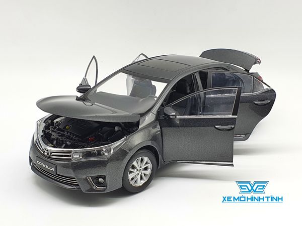 XE MÔ HÌNH TOYOTA COROLLA 2014 1:18 PAUDI (XÁM)