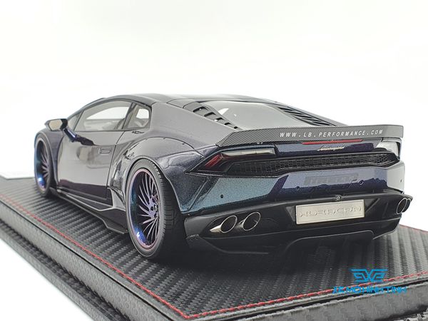 XE MÔ HÌNH LAMBORGHINI HURACAN LIBERTY WALK 1:18 GSMODEL (ĐEN)