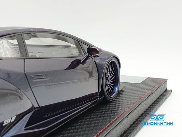 XE MÔ HÌNH LAMBORGHINI HURACAN LIBERTY WALK 1:18 GSMODEL (ĐEN)