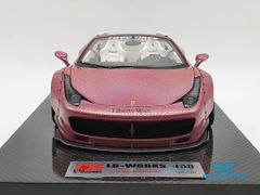 Xe Mô Hình Ferrari 458 LB 1/18 Liberty Walks Màu Hồng