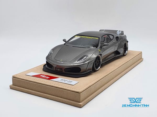 Xe Mô Hình Ferrari F430 Liberty Walks 1:18 LB ( Xám )