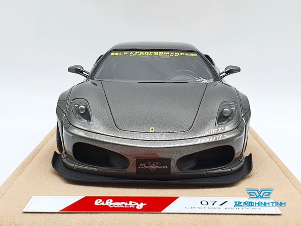 Xe Mô Hình Ferrari F430 Liberty Walks 1:18 LB ( Xám )