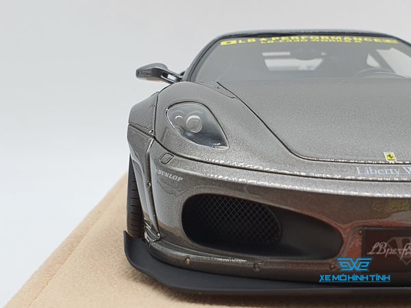 Xe Mô Hình Ferrari F430 Liberty Walks 1:18 LB ( Xám )