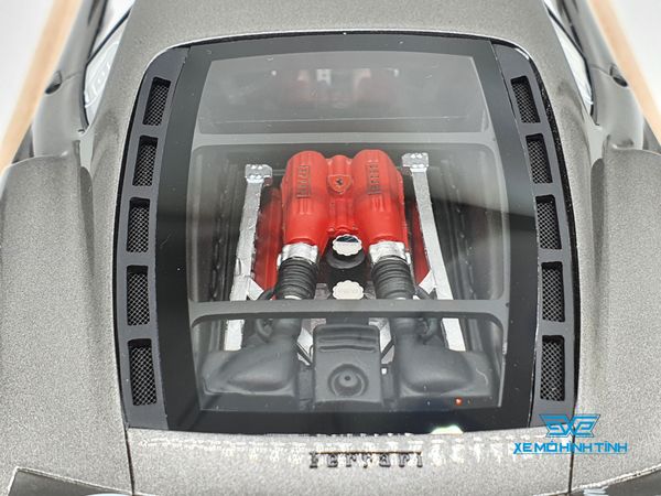 Xe Mô Hình Ferrari F430 Liberty Walks 1:18 LB ( Xám )
