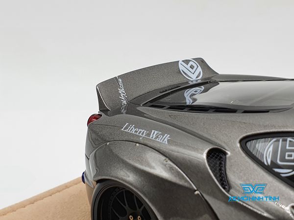 Xe Mô Hình Ferrari F430 Liberty Walks 1:18 LB ( Xám )