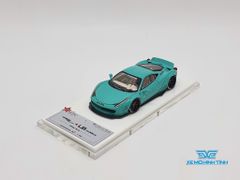 Xe Mô Hình Ferrari 458 Italy LB-Works 1:43 Fuelme Models ( Xanh Tiffany Blue )