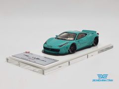 Xe Mô Hình Ferrari 458 Italy LB-Works 1:43 Fuelme Models ( Xanh Tiffany Blue )