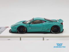 Xe Mô Hình Ferrari 458 Italy LB-Works 1:43 Fuelme Models ( Xanh Tiffany Blue )