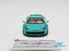 Xe Mô Hình Ferrari 458 Italy LB-Works 1:43 Fuelme Models ( Xanh Tiffany Blue )