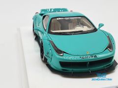 Xe Mô Hình Ferrari 458 Italy LB-Works 1:43 Fuelme Models ( Xanh Tiffany Blue )