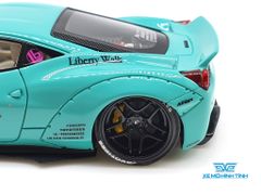 Xe Mô Hình Ferrari 458 Italy LB-Works 1:43 Fuelme Models ( Xanh Tiffany Blue )