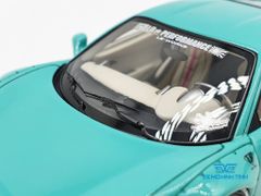 Xe Mô Hình Ferrari 458 Italy LB-Works 1:43 Fuelme Models ( Xanh Tiffany Blue )